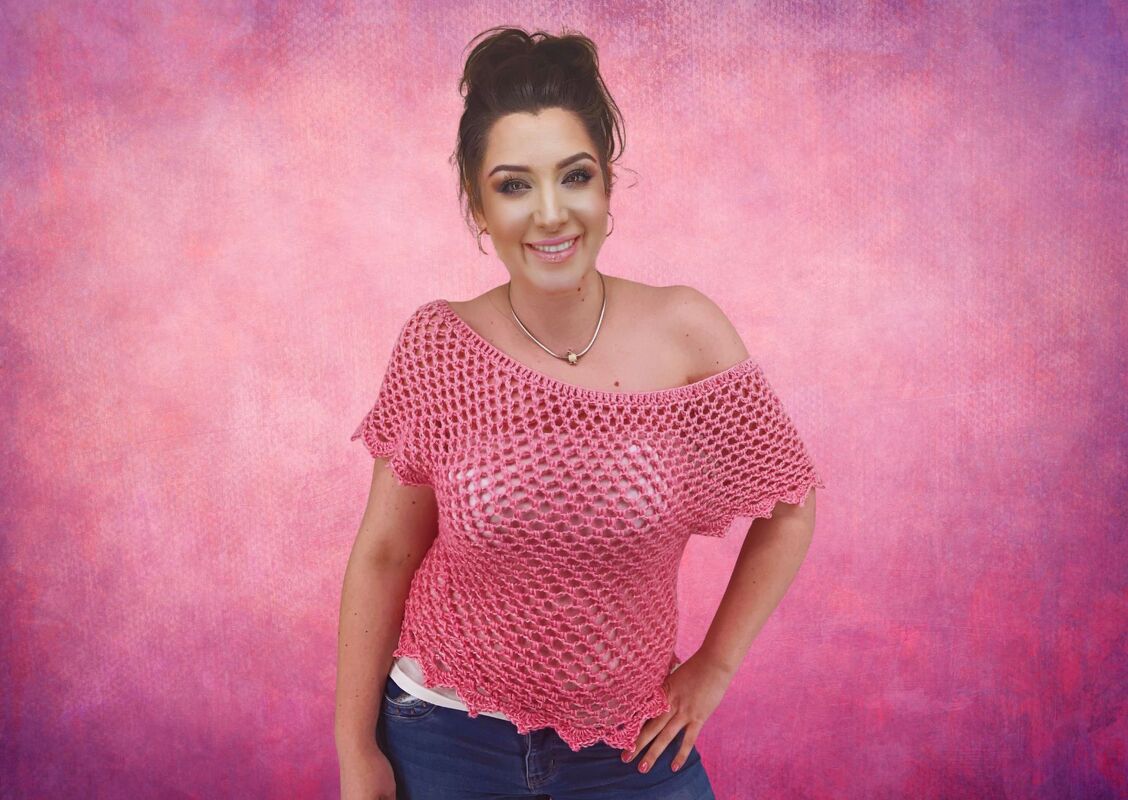 Häkelanleitung Netzshirt "NELLY" - Bild 2