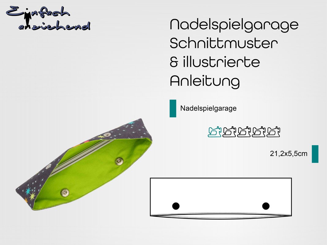 Schnittmuster Nadelspielgarage