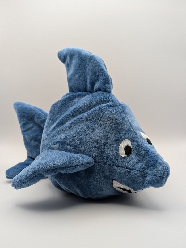 reversible cuddly toy "Krempeltier" shark Level 1 - sewing instruction - Image 3