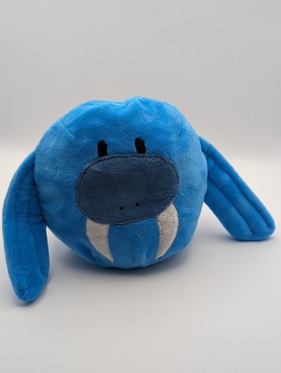 reversible cuddly toy "Krempeltier" walrus Level 1 - sewing instruction