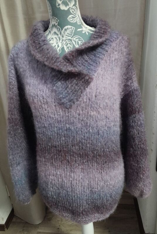 Anleitung für Aviana kuscheliger Damen- Pullover in Onesize Gr. 36 -48