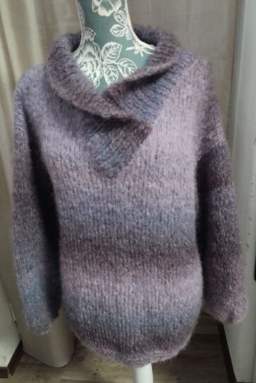 Anleitung für Aviana kuscheliger Damen- Pullover in Onesize Gr. 36 -48