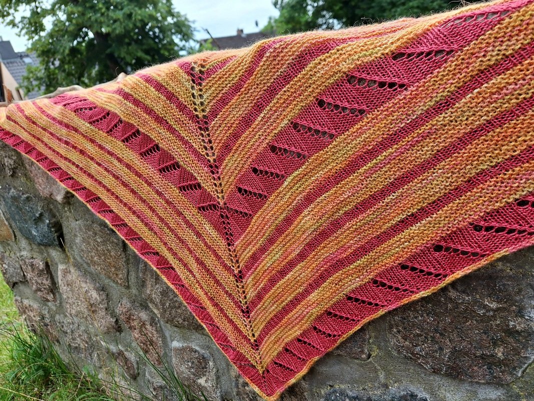 Bumerangtuch "Hibiskus"