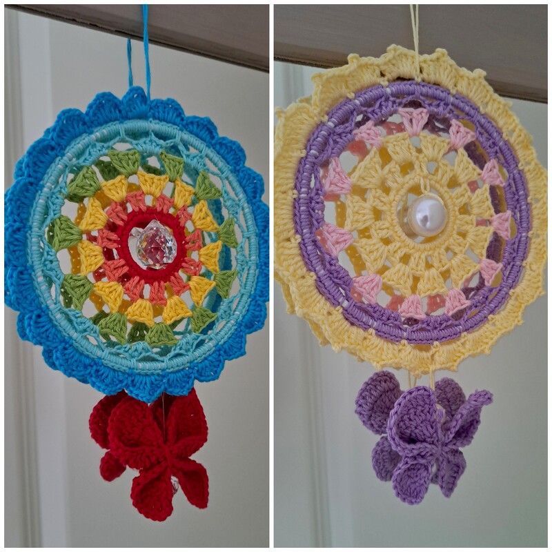 Sonnenf&auml;nger / Traumf&auml;nger h&auml;keln - H&auml;kelanleitung PDF