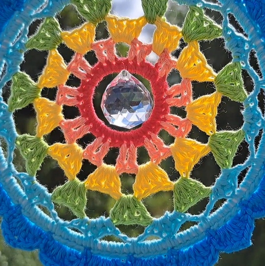 Sonnenf&auml;nger / Traumf&auml;nger h&auml;keln - H&auml;kelanleitung PDF