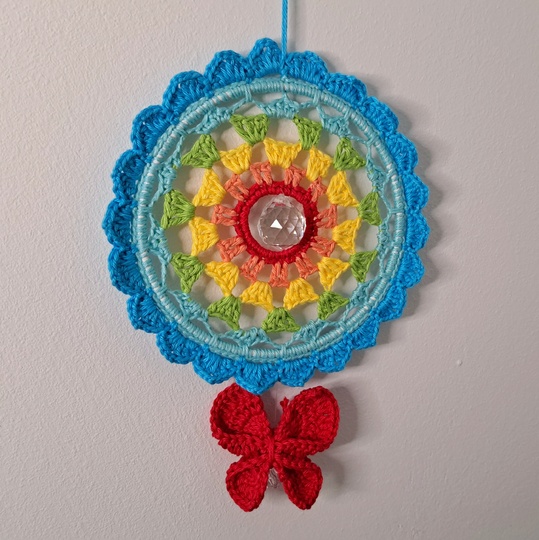 Sonnenf&auml;nger / Traumf&auml;nger h&auml;keln - H&auml;kelanleitung PDF