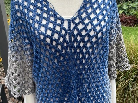 Tunika Blütenrausch Häkeln