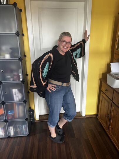 **Hexagon Jacket "Miscellaneous" – Crochet Pattern with Two Jacket Versions