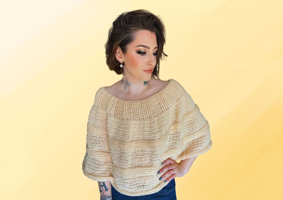 Häkelanleitung Poncho "VANILLA TWILIGHT" - Bild 2