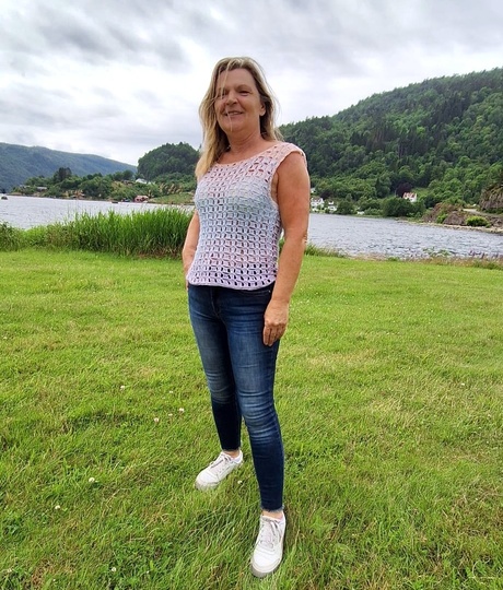 Häkelanleitung Sommershirt - Netzshirt "Juwel"