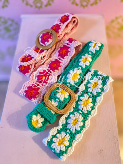 Häkelanleitung Gürtel & Haarband