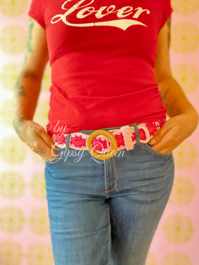 Häkelanleitung Gürtel & Haarband