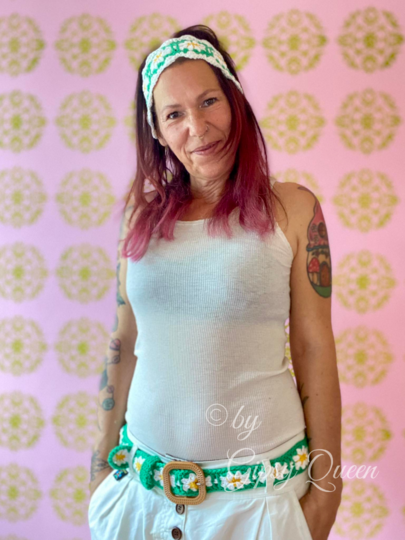 Häkelanleitung Gürtel & Haarband