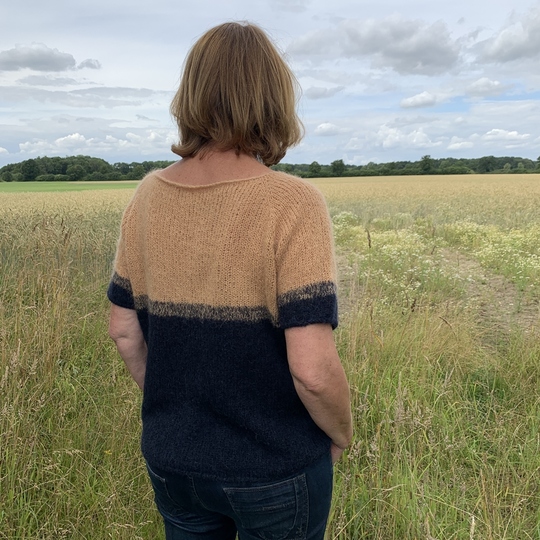 Strickanleitung Kurzarmpulli Annelie Größe 36 – 46