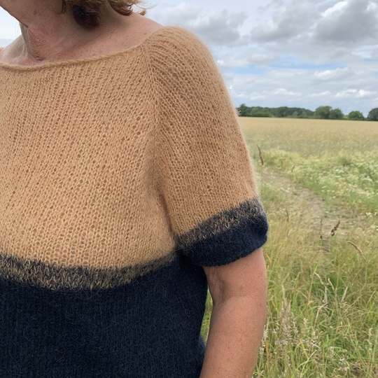 Strickanleitung Kurzarmpulli Annelie Größe 36 – 46