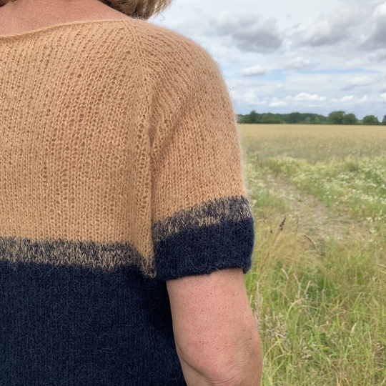 Strickanleitung Kurzarmpulli Annelie Größe 36 – 46