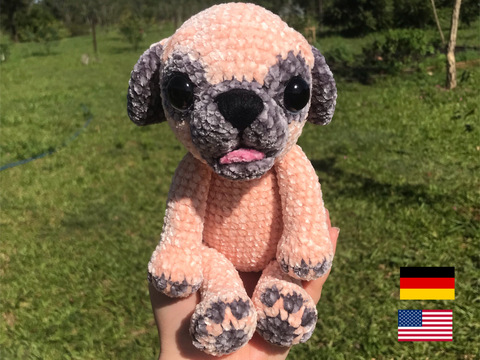 Mops Mira Häkelanleitung