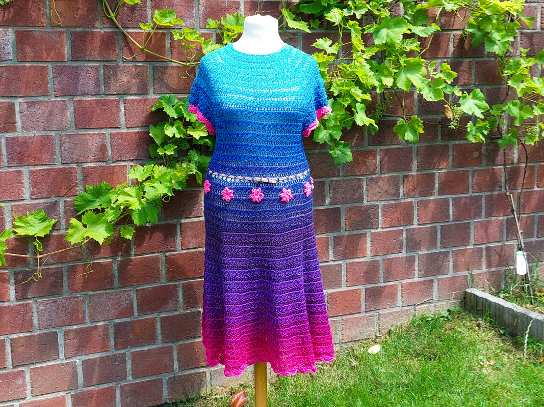 Häkelanleitung RVO Kleid "Blütenmeer" - Bild 6