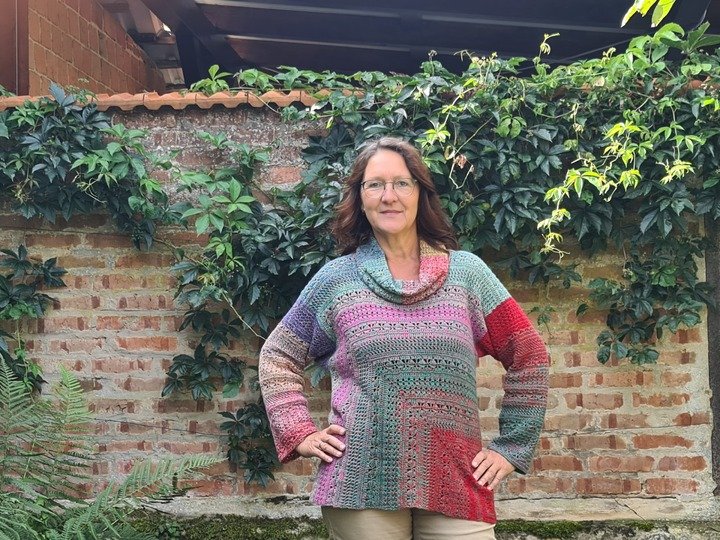 Frauhohmanns Häkelpullover und Schulterwärmer "Isipisi" (Set)