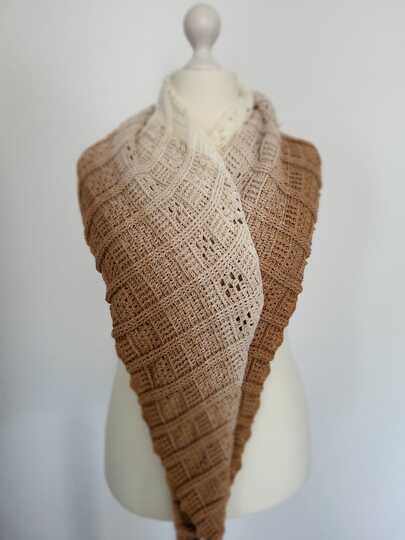 flaches Dreieckstuch "Sonnenaufgang"