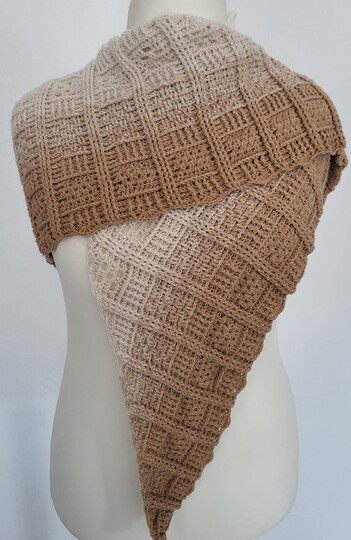 flaches Dreieckstuch "Sonnenaufgang"