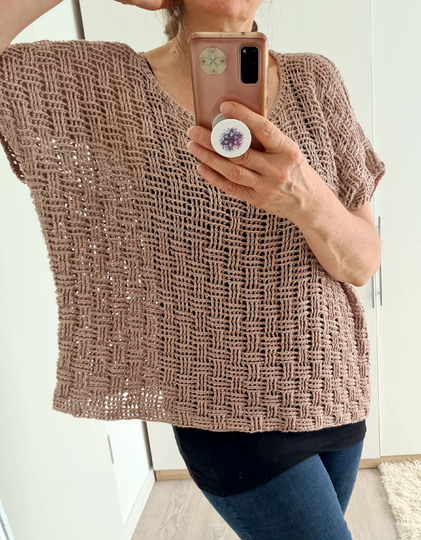 Top, Shirt "Kim" - A Casual Reversible Shirt