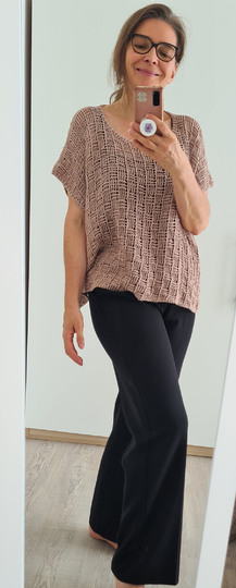 Top, Shirt "Kim" - A Casual Reversible Shirt