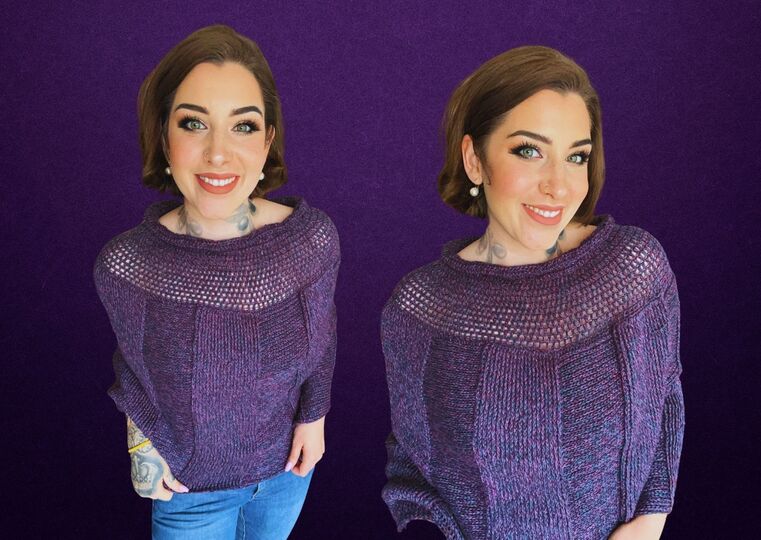 Häkelanleitung Poncho "BLAUBEERE"