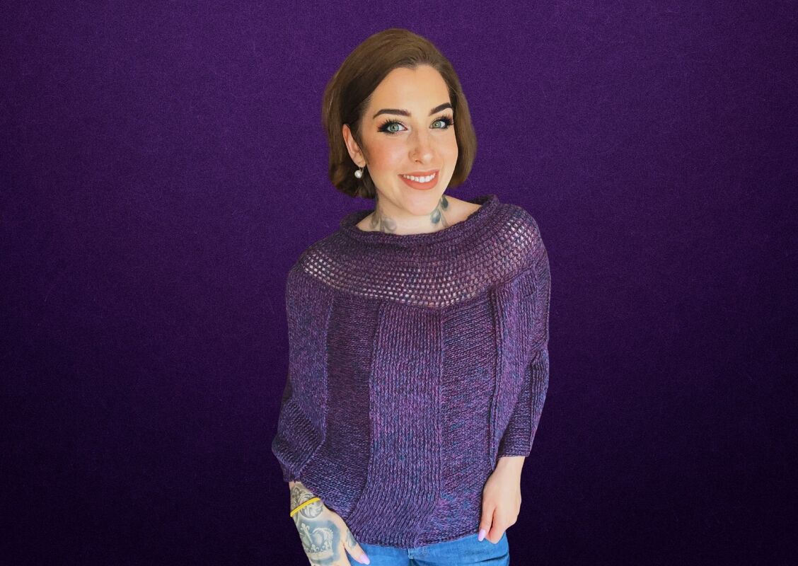 Häkelanleitung Poncho "BLAUBEERE" - Bild 2