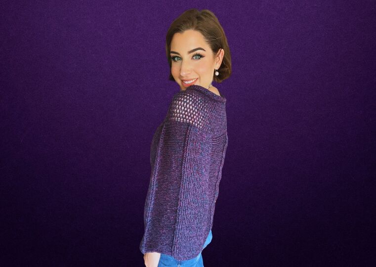 Häkelanleitung Poncho "BLAUBEERE"