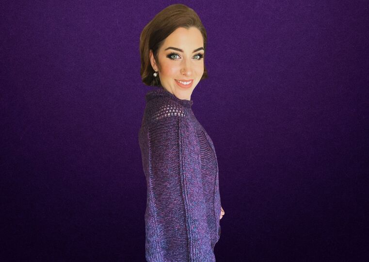 Häkelanleitung Poncho "BLAUBEERE"