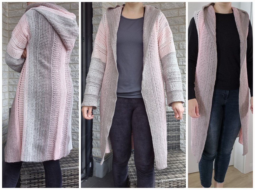 Häkelanleitung Jacke, Mantel oder Weste Vatala