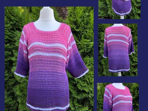 Häkelanleitung Pulli Nachtschwärmer