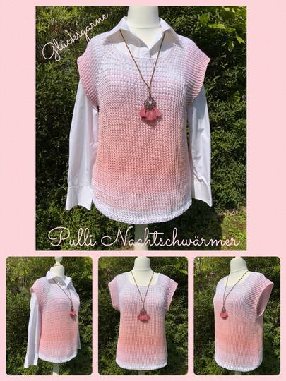 Häkelanleitung Pulli Nachtschwärmer