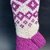 Strickanleitung für Socken mit Diamondmuster, Gr. 39/40