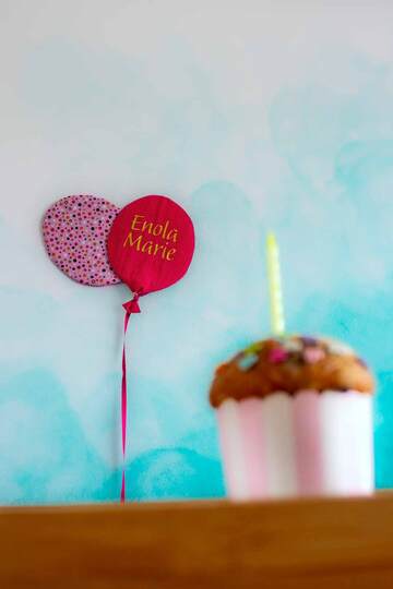 Schnittmuster Stoffluftballon Deko