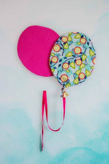 Schnittmuster Stoffluftballon Deko