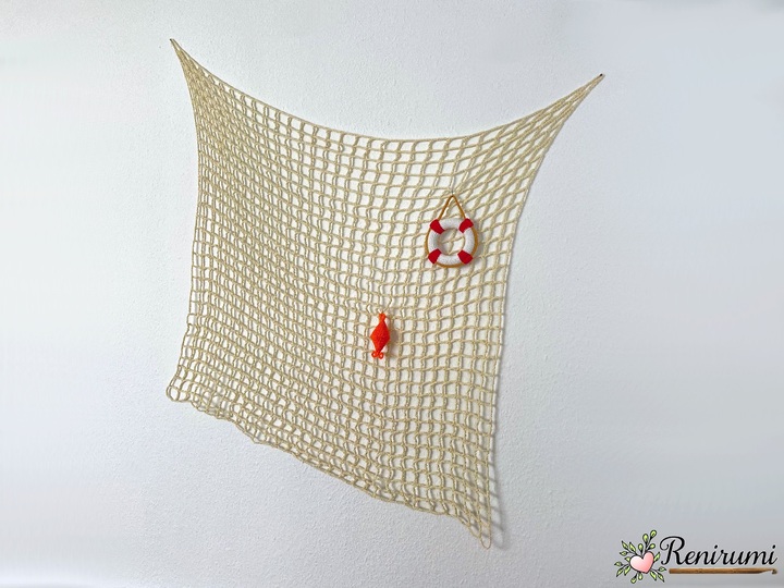 Pattern Fishing Net And Buoy