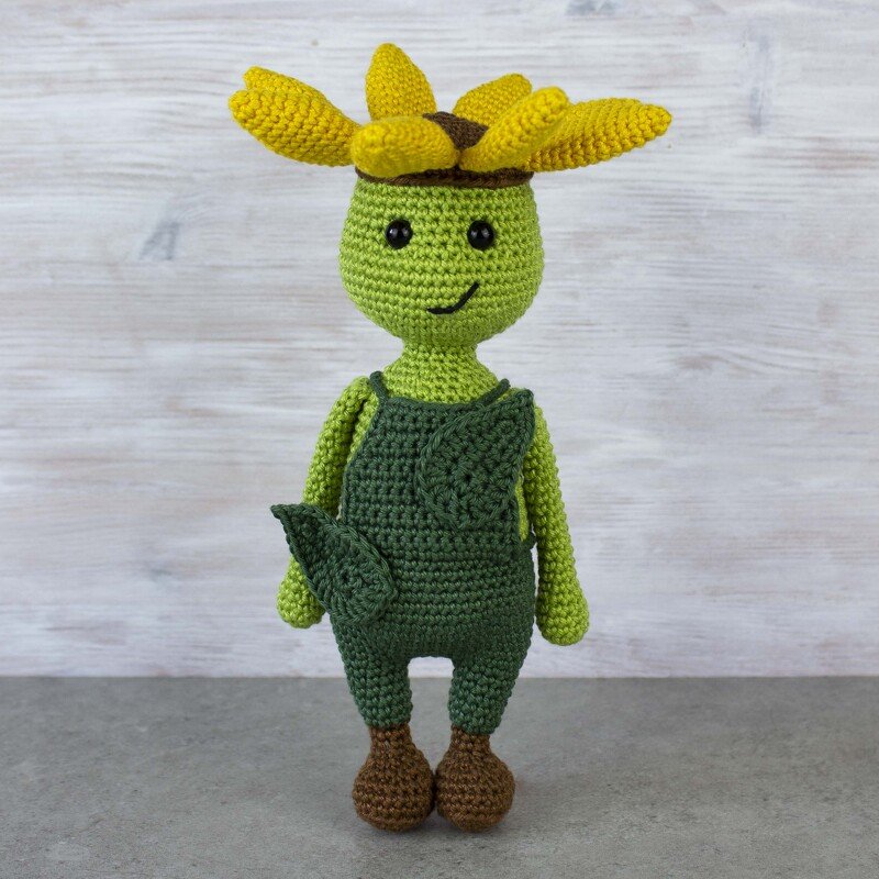 Sommer-Wummel Sonnenblume - Häkelanleitung von CaroKunterbunt - Bild 4