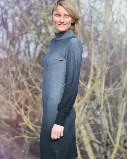 lovely elegant dress 34-56 Maxikleid Longpullover Shirt Kleid Schnittmuster