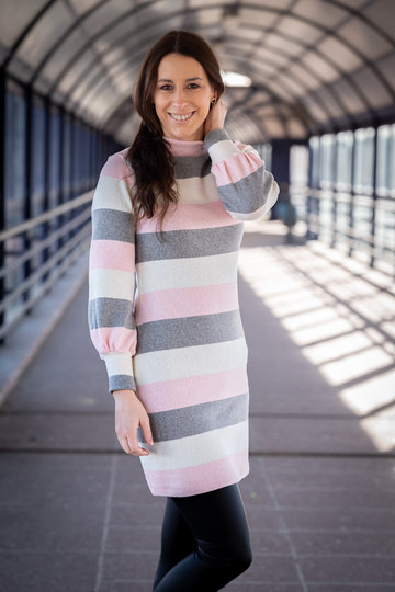 lovely elegant dress 34-56 Maxikleid Longpullover Shirt Kleid Schnittmuster