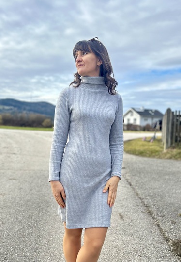 lovely elegant dress 34-56 Maxikleid Longpullover Shirt Kleid Schnittmuster