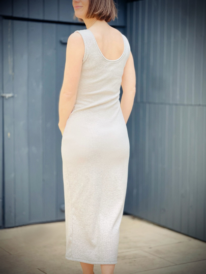 lovely elegant dress 34-56 Maxikleid Longpullover Shirt Kleid Schnittmuster