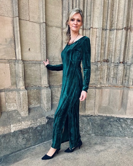 lovely elegant dress 34-56 Maxikleid Longpullover Shirt Kleid Schnittmuster