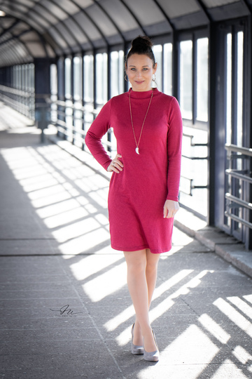 lovely elegant dress 34-56 Maxikleid Longpullover Shirt Kleid Schnittmuster