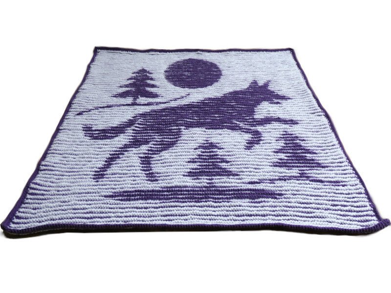 Werwolf Decke Illusionsstricken