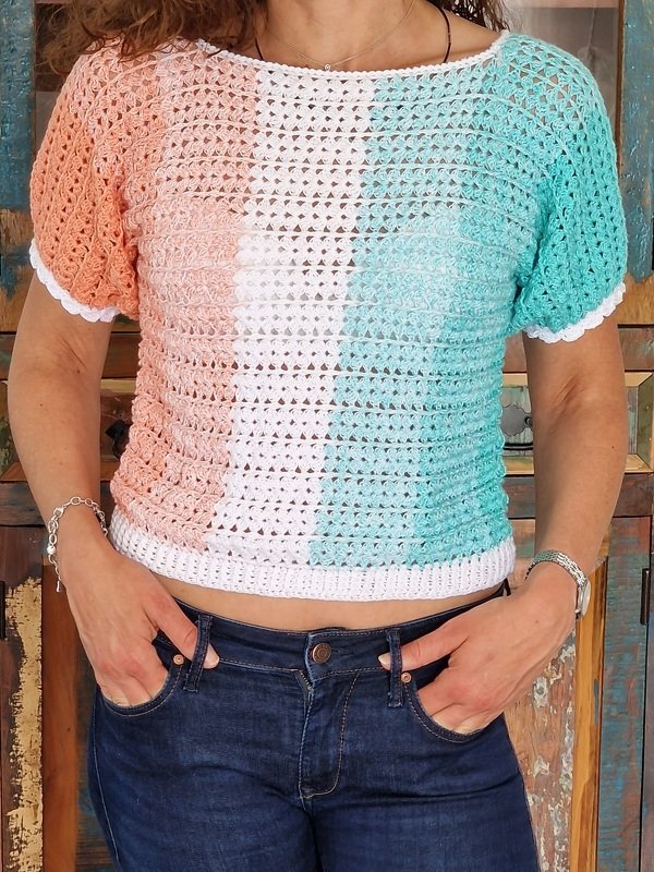 Häkelanleitung für das Shirt "Sweety" - Bild 4