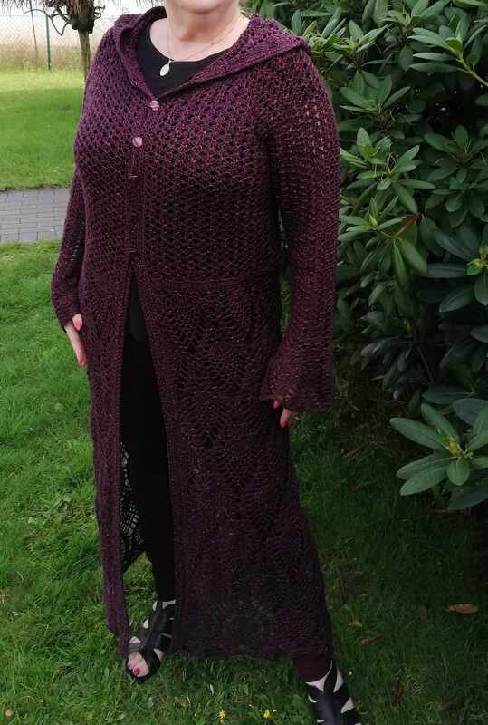 Häkelanleitung Elfenmantel, Häkeljacke, gehäkelte Strickjacke - Bild 6