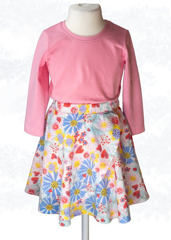 Zoe - Kinder Skorts – Rock mit Gummizug und Shorts 2 Längen Gr 92-164,A4+A0 - Bild 16