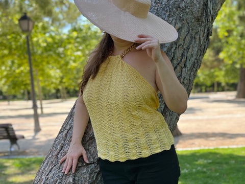 Häkelanleitung Neckholder mit wechselbarem Halter